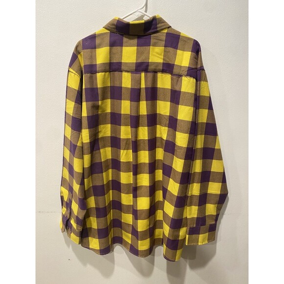 Dixxon Flannel Co Shirt Mamba Men's 4X Kobe Bryant NO 24 Plaid Lakers Rare - Picture 9 of 14